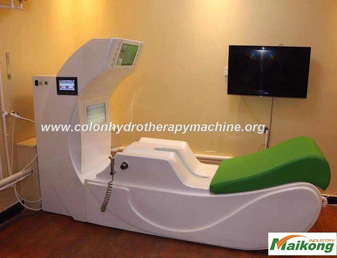 Woman Clogged Colonic Machine